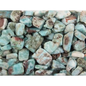 Rustik Poleret Larimar Lommesten