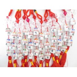 Lykkekat med Sommerfugl Ophng - Velstand held og Lykke 