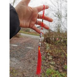 Lykkekat med Sommerfugl Ophng - Velstand held og Lykke 