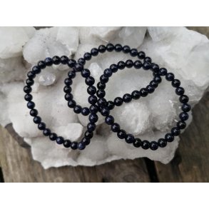 Midnightstone Sten Armbnd 6mm perler