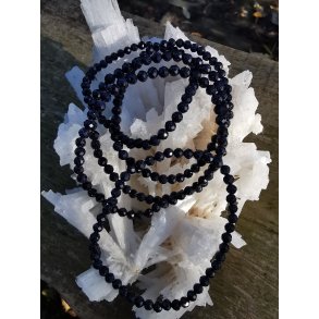 Smuk Midnightstone Facet Sten Armbnd - 4mm