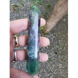 Yderst Smuk Regnbue Fluorit Dobbeltermineret stav - nr. 30