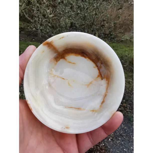 Smuk Onyx Marmor Skl ca. 9,5 cm diameter Nr. 42