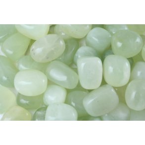 Ny Jade Lommesten - Poleret sten