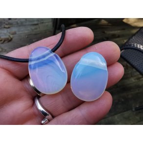 Smukt Opalit Glas Smykke Vedhng 