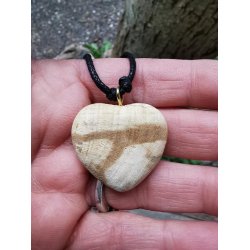 Smukt Palo Santo Hjerte Vedhng nr. 3