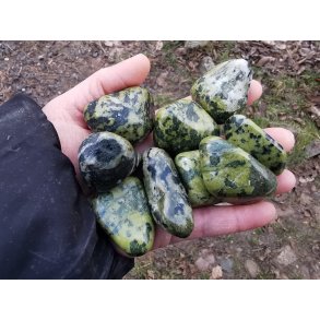 Peruvikansk Nefrit Jade - XL Lommesten