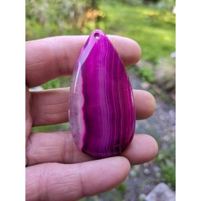 Pink Agat Vedhng Smykke - Farvet - Nr.45