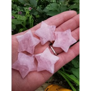 Smuk Rosenkvarts Stjerne
