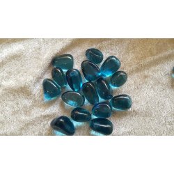 Bl� Sibirisk Bl� kvarts Lommesten 