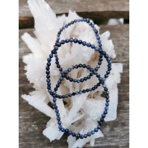 Smukt Safir Sten Armbnd - 3-4 mm Facet 