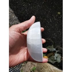 Hvid Selenit Skl - ca. 10 cm  - B kvalitet