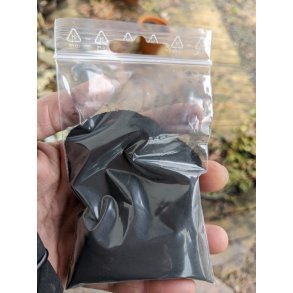 Shungit Pulver - Pose med 100g 