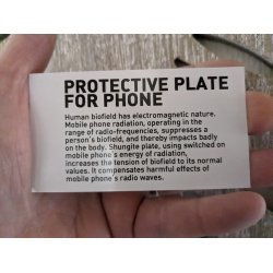 Shungit Shield - Beskyttelse Til Mobiltelefonen - Rund