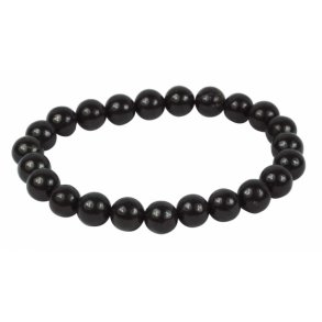Shungit Sten Armbnd 8mm rund