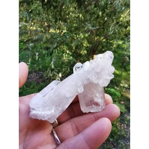 Bjergkrystal Klynge - Speciel - Naturlig & Ubehandlet 81g 