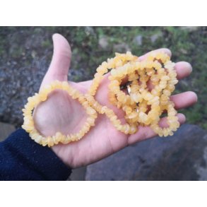 Sten og Krystal Chip Armbånd